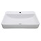 Fauceture EV2318 Century 23" Rectangular Ceramic Drop-In Bathroom Sink, White EV2318 - alternate 2